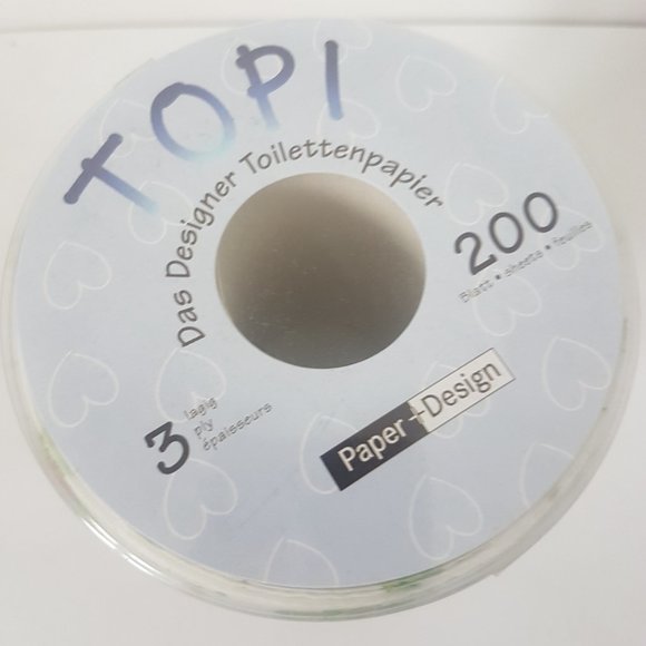 NEW TOPI Designer Rolls of Toilet Paper Themed Sheets Made in Germany - Picture 9 of 13